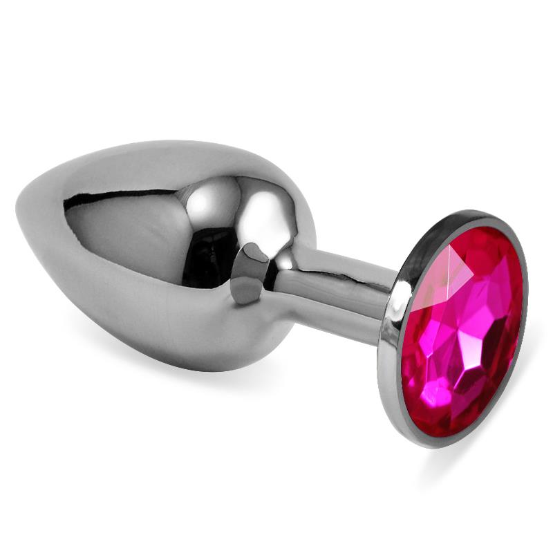 Silver Anal Plug size S 