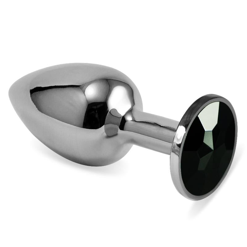 Silver Anal Plug size S 