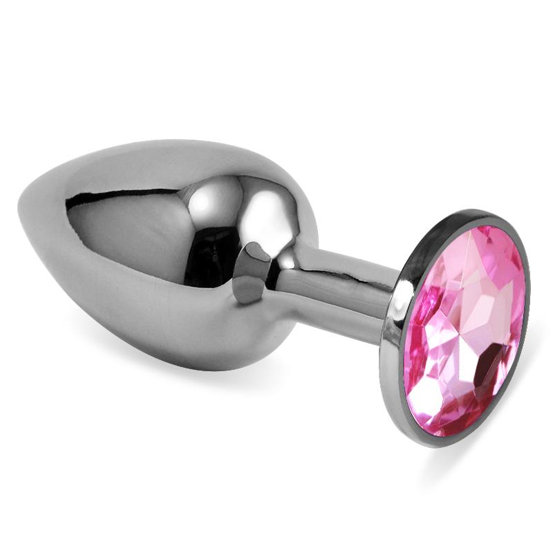 Silver Anal Plug size S 