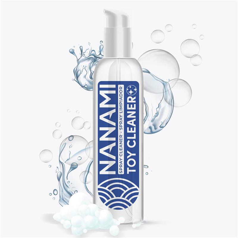 Spray nettoyant de sex-toys 150ml de la marque Nanami vue de devant