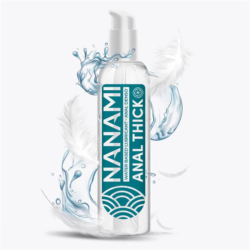 Lubrifiant anal à base d'eau densité épaisse 150ml de la marque Nanami vue de devant