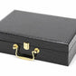 kit Coffret Bondage débutant 8 pièces noir rouge - Coffret BDSM - SM de la marque BLACKWOLF vue de la boite de rangement Kit BDSM