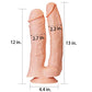 Mega Double Dildo 30 cm – LoveToy, King-Size Sil-Skin