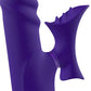 Vibromasseur télescopique ondulant avec languette à haute fréquence de la gamme Double  INTOYOU de la marque Action vue détaillé du stimulateur de clitoris