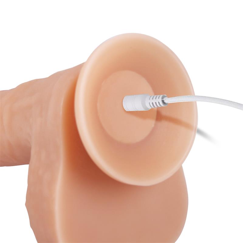 CESUR 3.0 dildo réaliste vibrant et ondulé avec mouvent monte et descend à 360° de la gamme Centauro de la marque INTOYOU vue détaille du mode de chargement du dildo